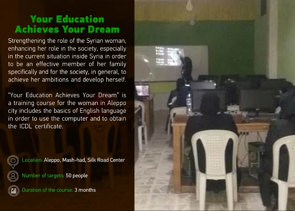 Your Education Achieves Your Dream